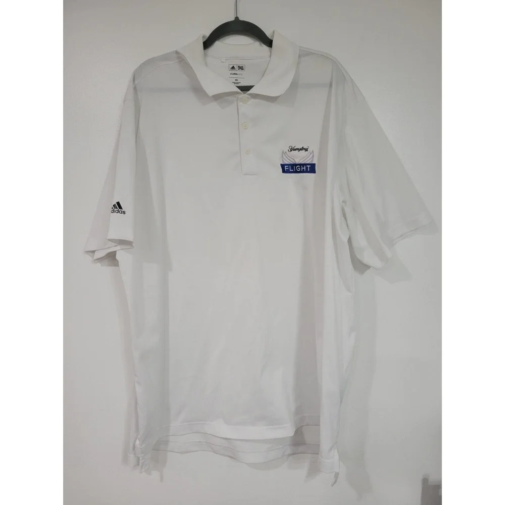 Yuengling Brewery Adidas Climalite FLIGHT Men's White Polo‎ Shirt 3XL